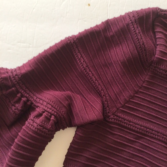 WHITE HOUSE BLACK MARKET DRAMA SLEEVE PONTELLE SWEATER MEDIUM - Picture 13 of 14